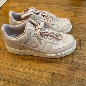 Nike Air Force 1 low top women’s size 9 light pink